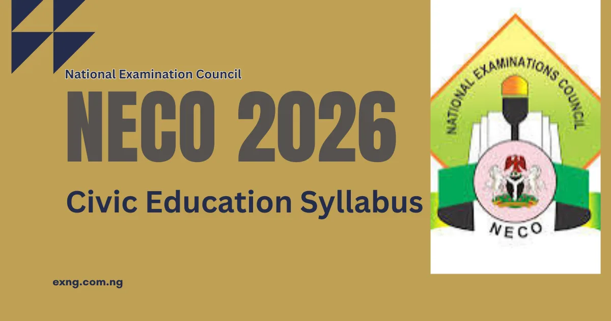 NECO Syllabus for Civic Education 2026