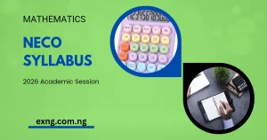 Mathematics Syllabus for NECO 2026