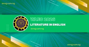 WAEC 2026 Literature in English Syllabus