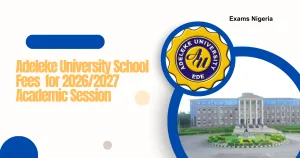 Adeleke University School Fees