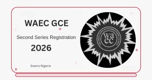 WAEC GCE Registration 2026